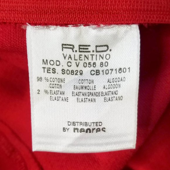 RED Valentino Womens Marilyn 50s Style Sleeveless Dress Lipstick Red 40 - Picture 5 of 8